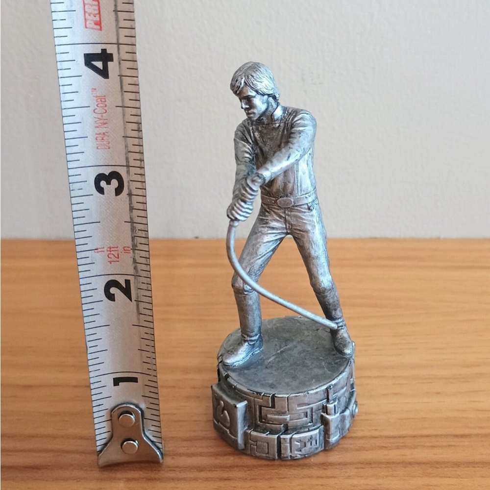 2005 Star Wars Saga Edition Luke Sky Walker Silver Replacement Figure - Picture 3 of 4